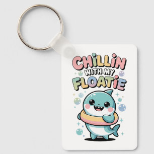 Porte-clés Détente avec mon flotteur   Bébé Requin Enfants