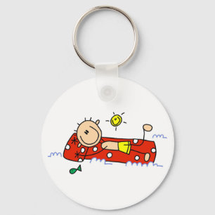 Porte-clés Détente sur le matelas d'air