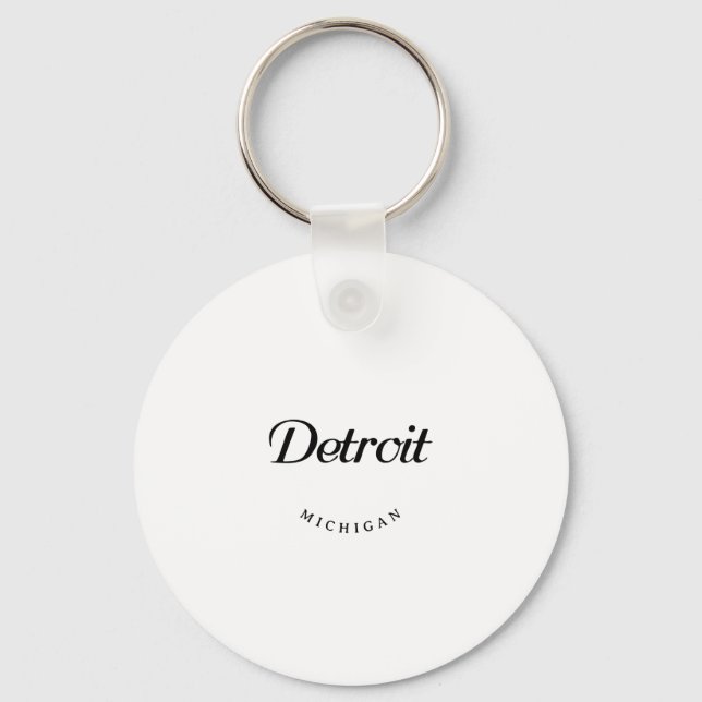 Porte-clés Détroit MI (Recto)