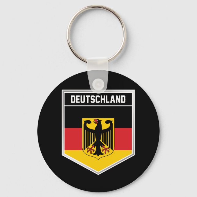 Porte-clés Deutschland/Allemagne - Bouclier indicateur (Recto)