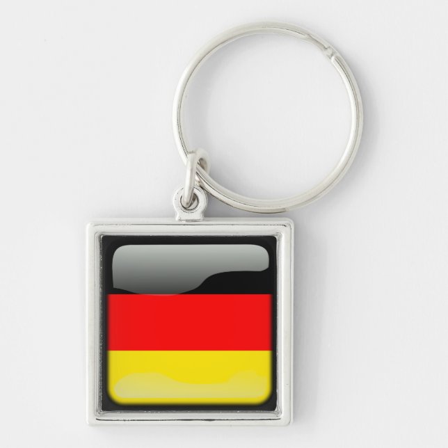 Porte-clés Deutschland poli (Devant)