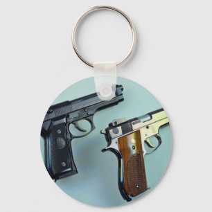 Porte-clés Deux .45 arme à feu automatique de calibre pour