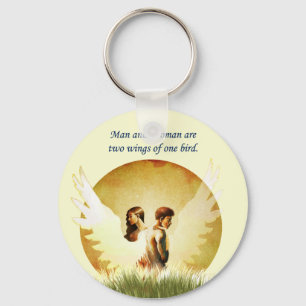 Porte-clés Deux ailes