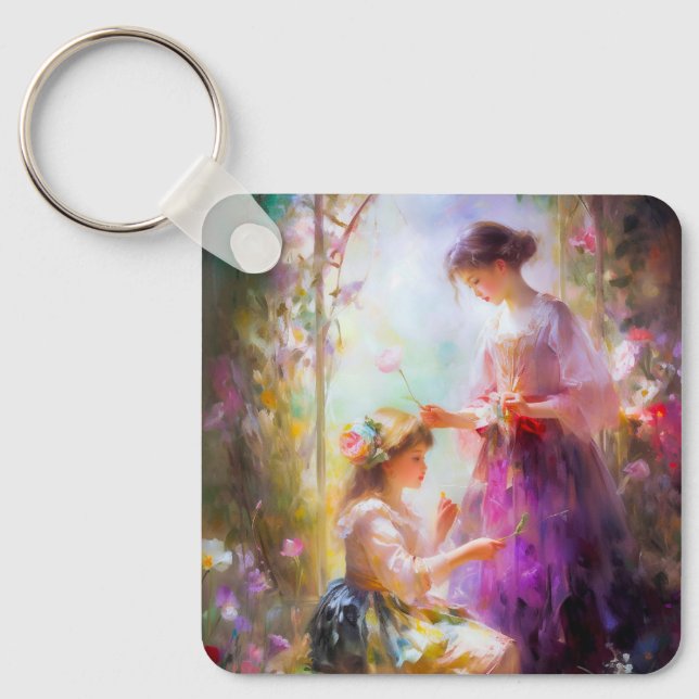 Porte-clés Deux amis (Recto)