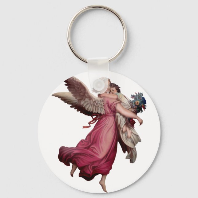 Porte-clés Deux Angels à Flight (Recto)