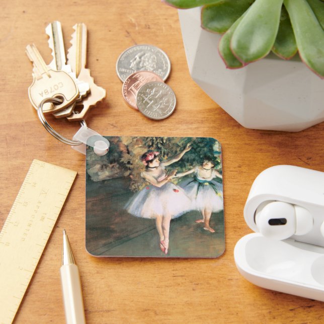 Porte-clés Deux danseurs sur scène par Edgar Degas, Art Vinta (Bureau)