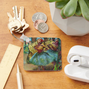 Porte-clés Deux danseuses d'Edgar Degas, Art de ballet vintag