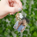 Porte-clés Deux photos personnalisées double face<br><div class="desc">Ce porte - clé métallique recto verso peut être customisé avec vos propres images. Pour ajouter du texte à la conception,  il suffit de cliquer sur le bouton "Customiser" ci-dessus pour obtenir des fonctionnalités de personnalisation plus avancées.</div>