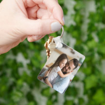 Deux photos personnalisées en aluminium à double f