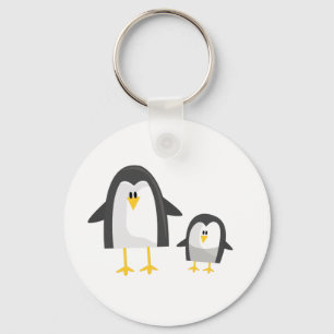 Porte-clés Deux pingouins
