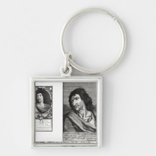 Porte-clés Deux portraits de Savinien Cyrano De Bergerac