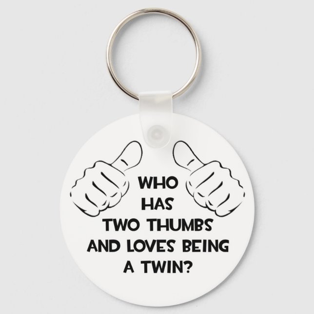 Porte-clés Deux pouces .. Twin (Recto)