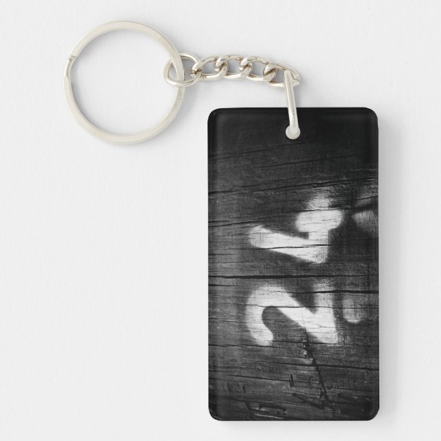 Porte-clés deux quatre poteaux (Devant)