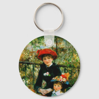 Porte-clés Deux Soeurs (En Terrasse) de Pierre Renoir