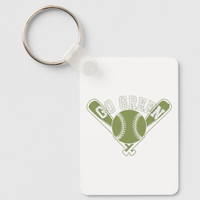 Porte-clés Devenez écolo Baseball Design (Recto)