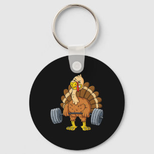 Porte-clés Dévérouillé de dinde amusant jour de Thanksgiving