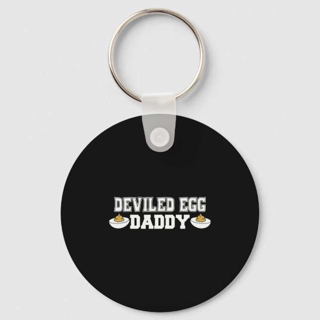 Porte-clés Deviled Egg Daddy - Funny Thanksgiving Deviled Egg (Recto)