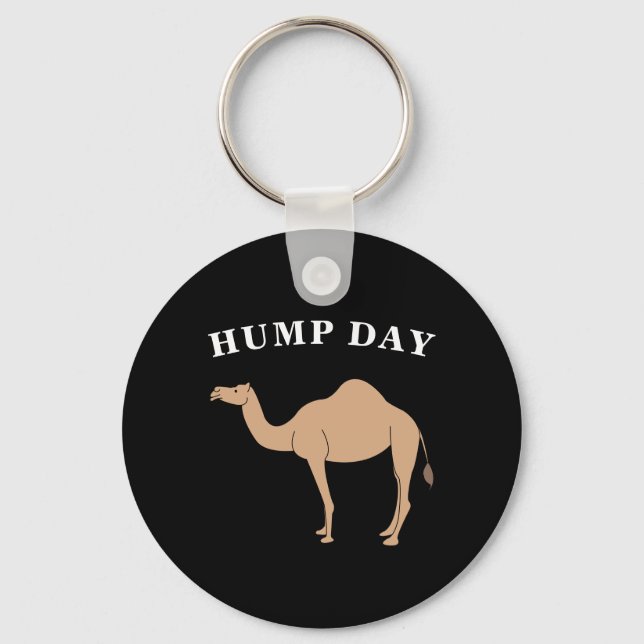 Porte-clés Devinez Quel Jour C'Est Hump Day Camel Desert Anim (Recto)