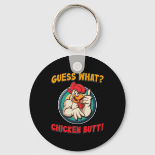 Porte-clés Devinez quoi T-shirt cul de poulet Enfant tout-pet