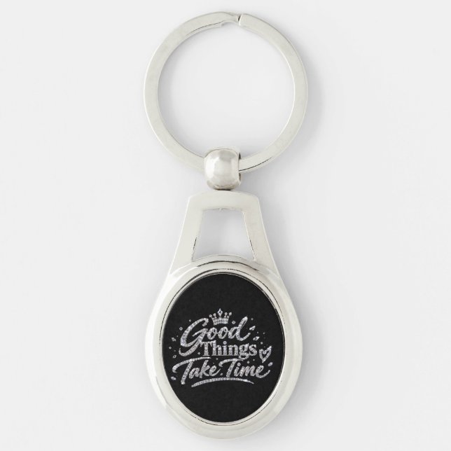 Porte-clés Devis Couronne de Cristal Luxueux (Devant)