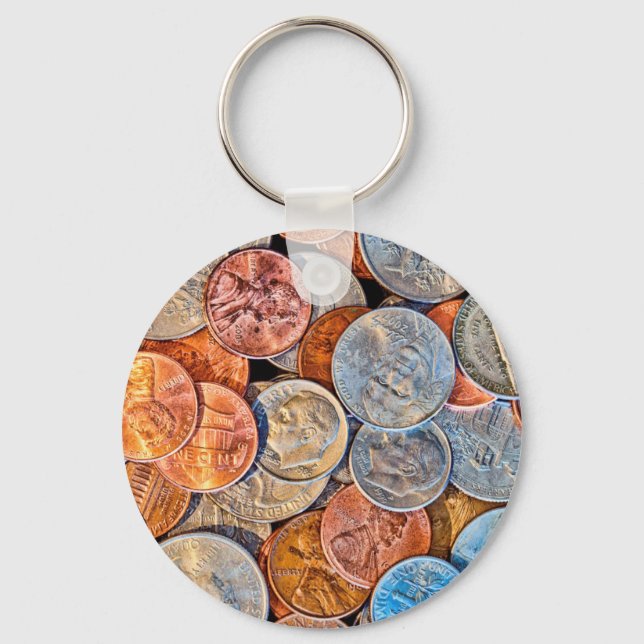 Porte-clés Devise de pièce (Recto)