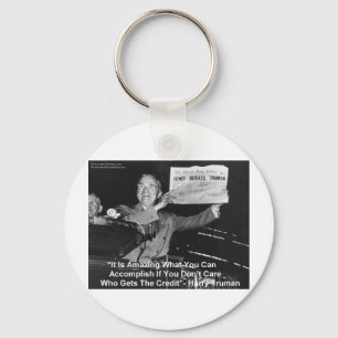 Porte-clés Dewey Bats Truman Cadeaux Drôles T-Shirts Boutons