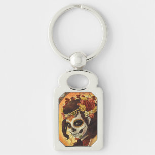 Porte-clés Dia De Los Muertos Throw Pillow