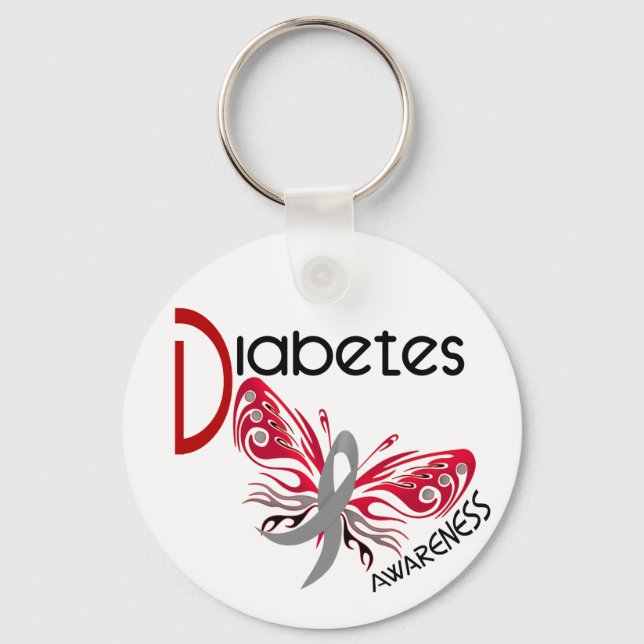 Porte-clés Diabetes BUTTERFLY 3 (Recto)
