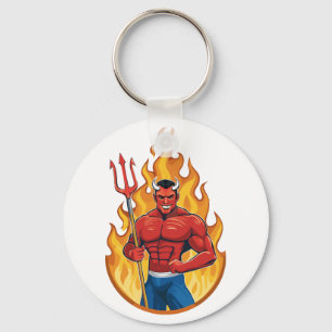 Porte-clés Diable avec trident