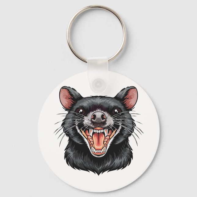 Porte-clés diable de Tasmanie (Recto)