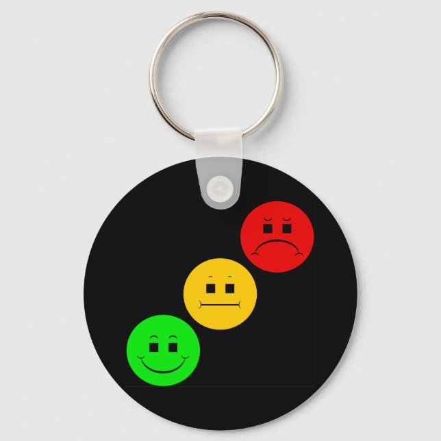 Porte-clés Diagonal Moody Stoplight Sans Stripe (Recto)