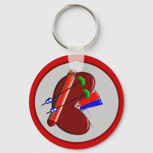Porte-clés Dialyse et cadeaux de conception de rein