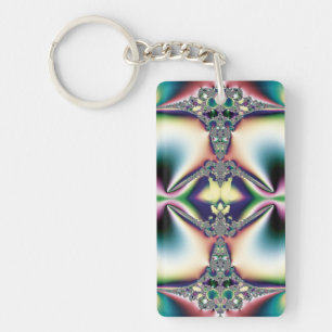 Porte-clés Diamant Arc-en-Ciel