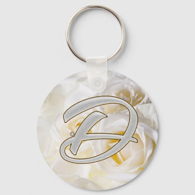 Porte-clés Diamant Bling D (Recto)