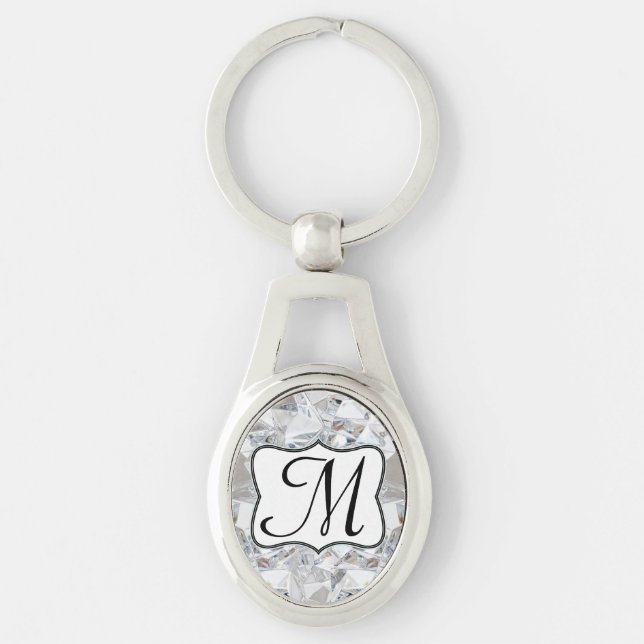 Porte-clés Diamant Cristal Glam Glitz Porte - clé (Devant)