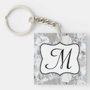 Porte-clés Diamant Cristal Glam Glitz Porte - clé