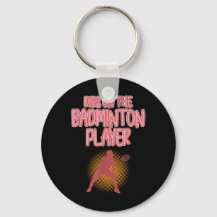 Porte-clés Dibs Sur Le Joueur Badminton Navette Entraîneur Gr