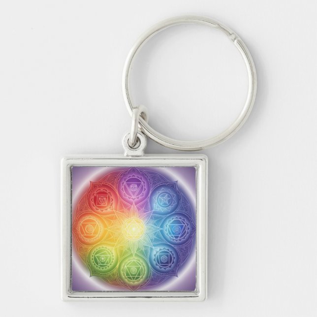 Porte-clés Die 7 Chakren´9 (Devant)