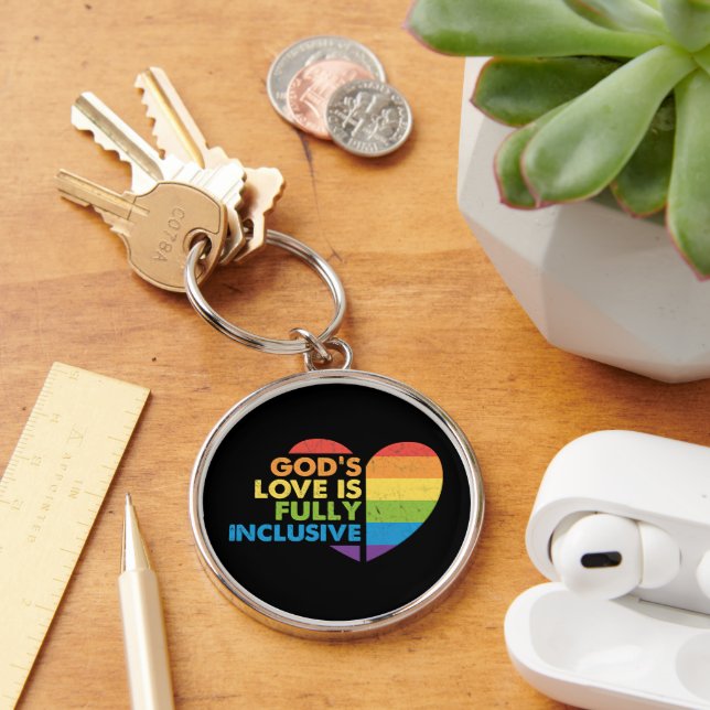 Porte-clés Dieu Gay Chrétien Lgbt (Bureau)