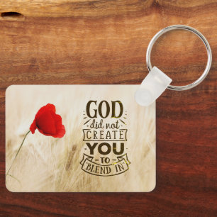 Porte-clés Dieu ne vous a pas créé pour vous mélanger dans la