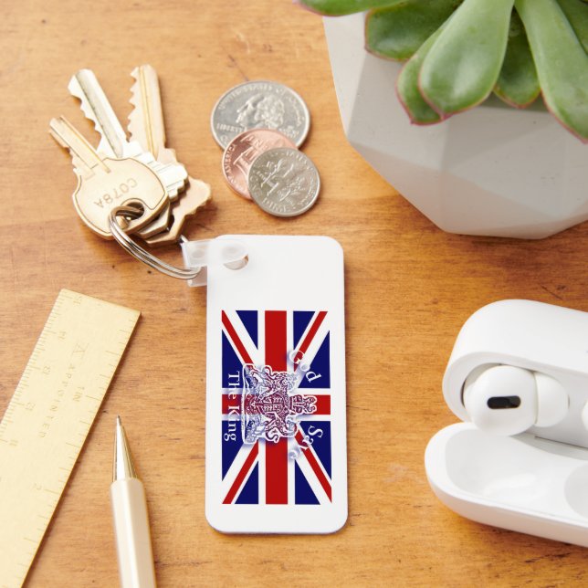 Porte-clés Dieu sauve le roi Porte - clé commémoratif (Bureau)