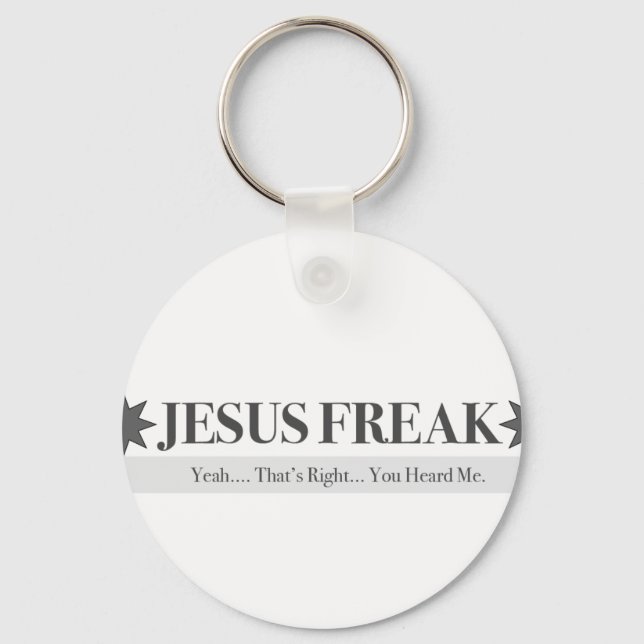 Porte-clés Dieu Squad Jésus Freak (Recto)