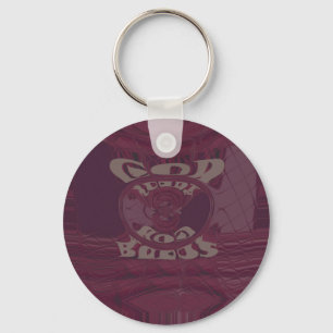 Porte-clés Dieu vous bénisse Girafes Impression/Design