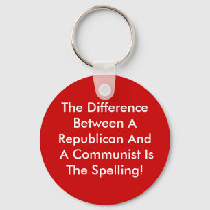 Porte-clés Difference Between A Republican And A Communist