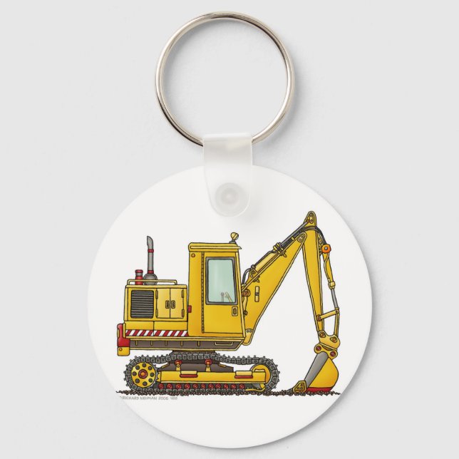 Porte-clés Digger Shovel Construction Key Chains (Recto)