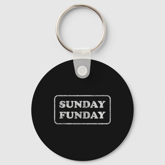 Porte-clés Dimanche Fun Brunch Footll Sports BBQ  (Recto)
