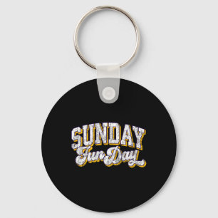 Porte-clés Dimanche vintage amusant Minnesota Football Rétro