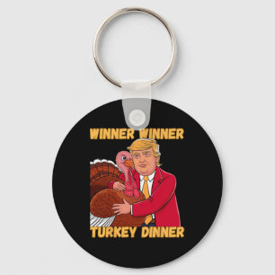 Porte-clés Dîner de dinde gagnant gagnant Drôle de Thanksgivi