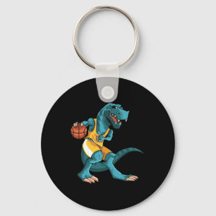 Porte-clés Dino drôle jouant Sketll Amoureux de T-Rex Joueur 