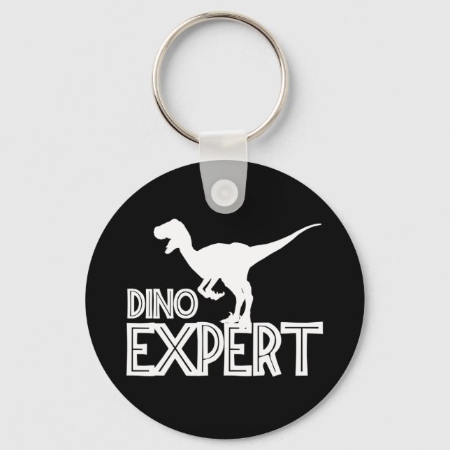 Porte-clés Dino Expert - Amateurs de dinosaures (Recto)